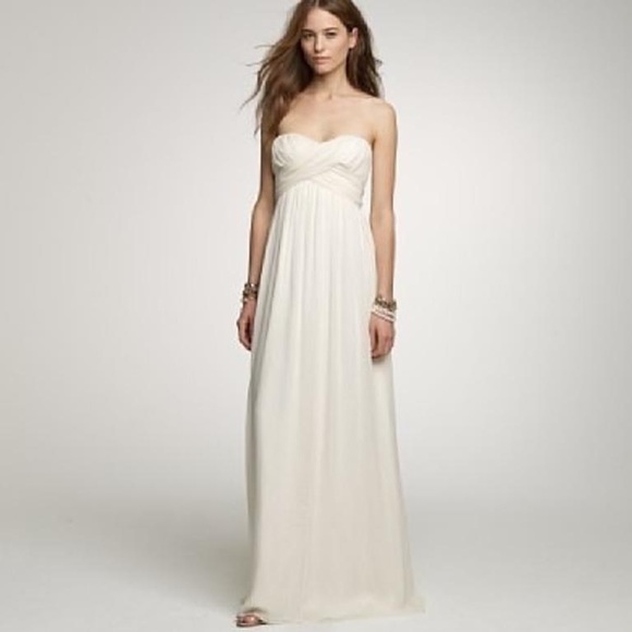 J Crew Taryn Gown in Eggplant - Picture 3 of 5